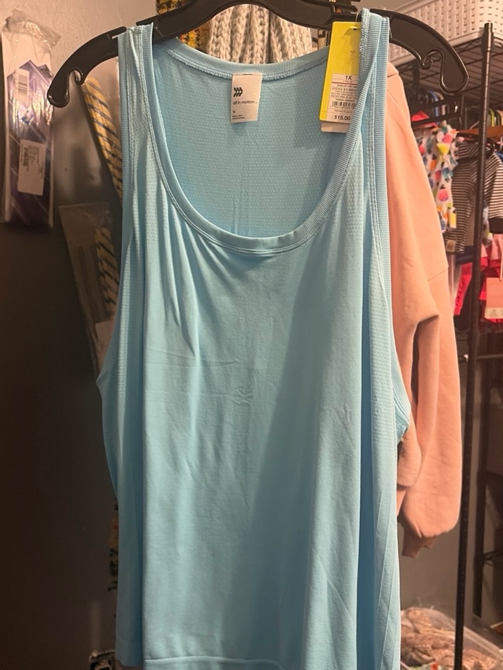 all in motion Light Blue Women's Athletic Tank Top